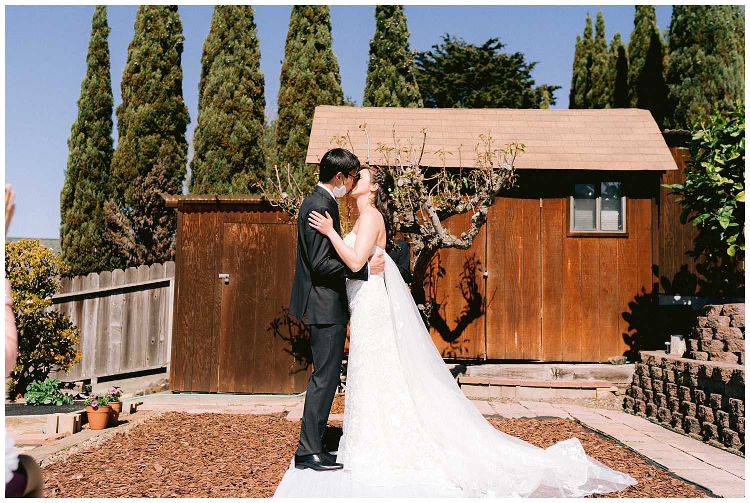 Backyard Elopement Photography