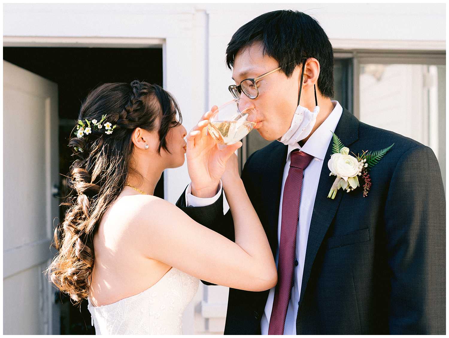 Backyard Elopement Photography