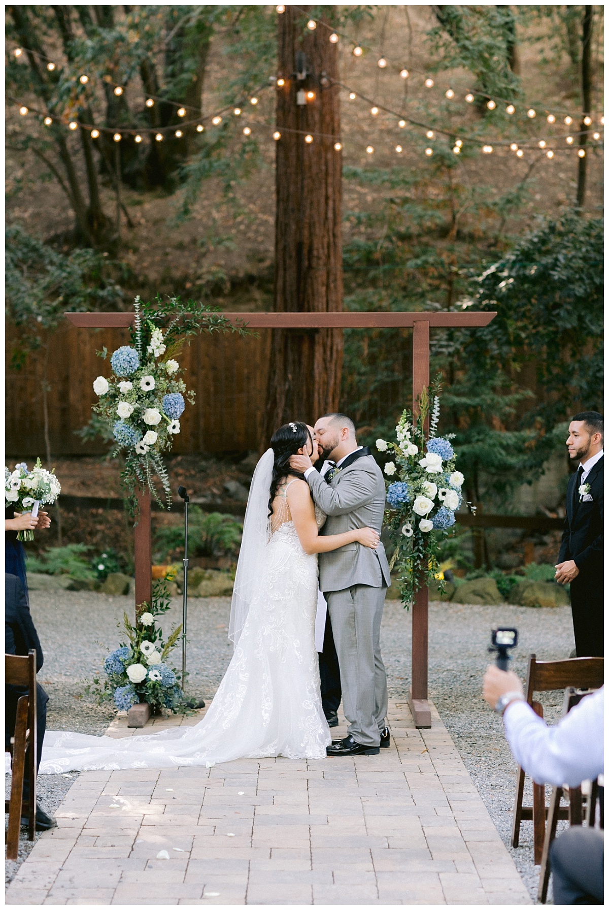 First kiss, husband and wife