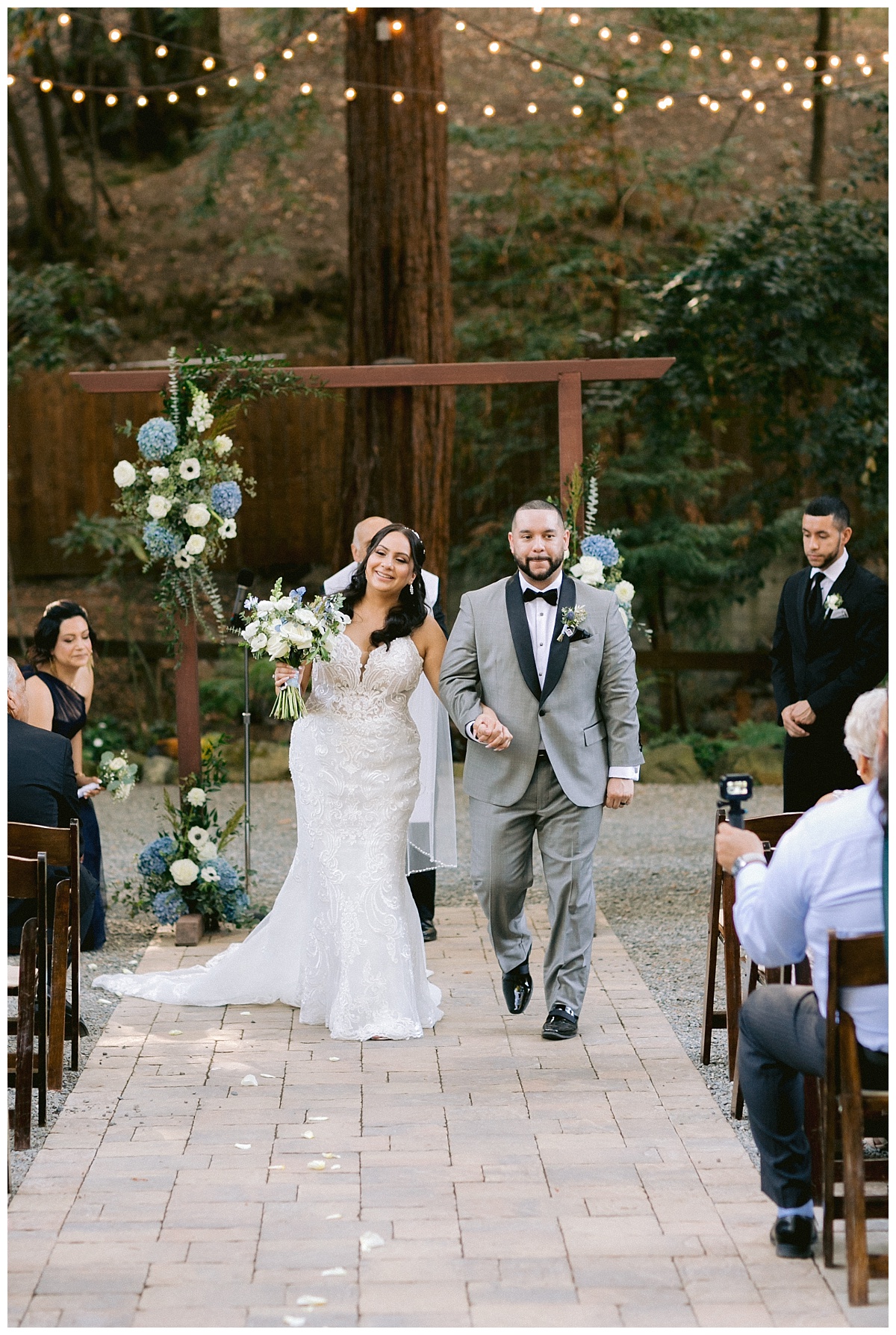 Deer Park Villa wedding recessional 