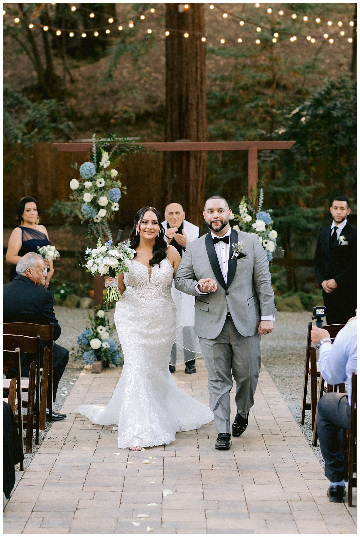 Deer Park Villa wedding recessional 