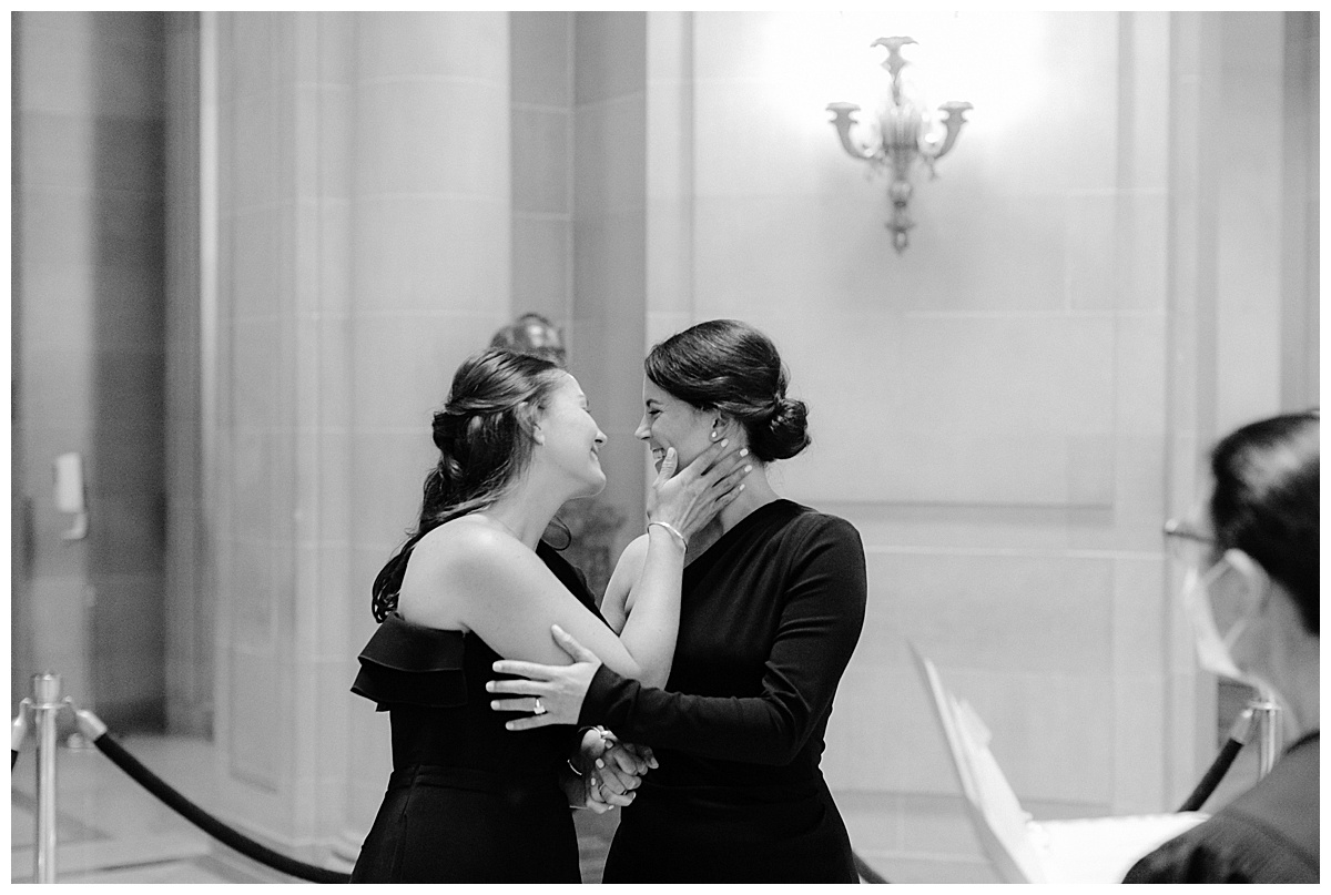 Sweet SF City Hall Elopement Ceremony