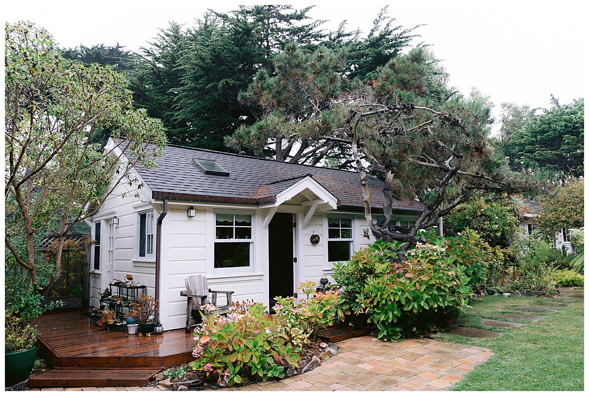 The historic Hastings House before Brianna and Ryan's Half Moon Bay Elopement