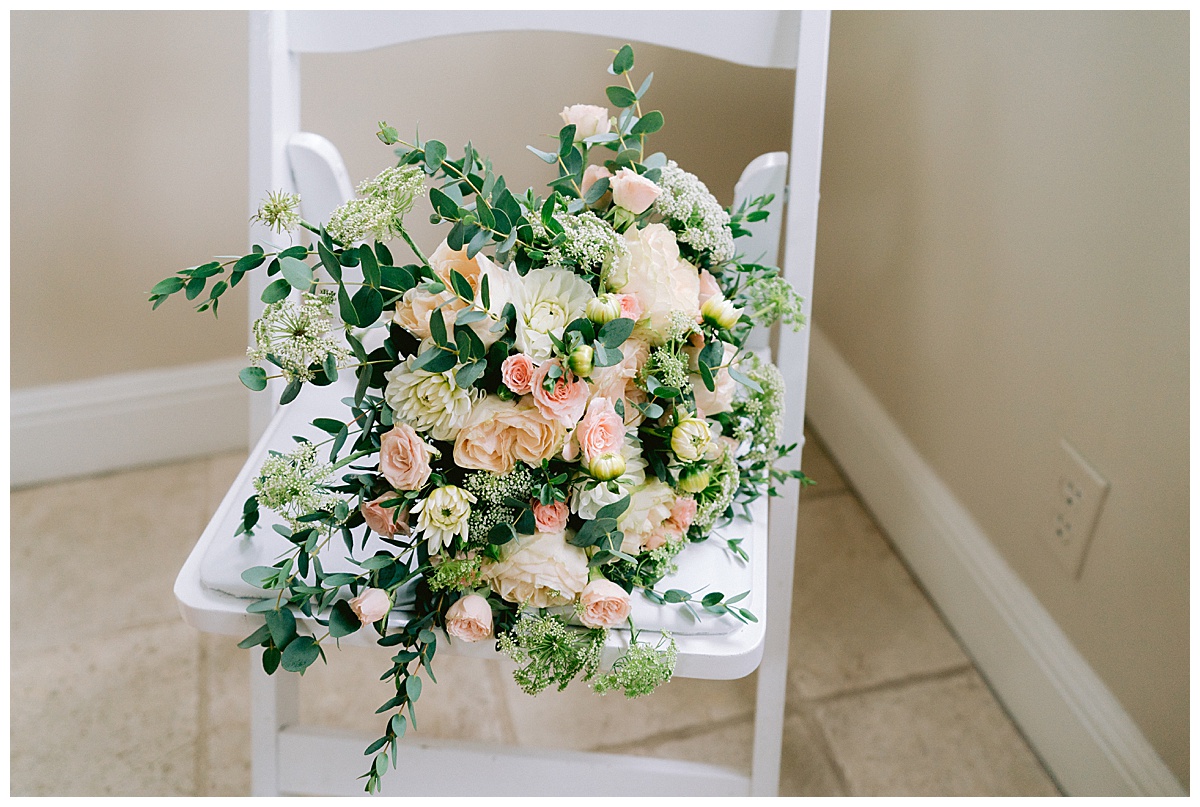Bridal bouquet for Brianna and Ryan's Half Moon Bay Elopement