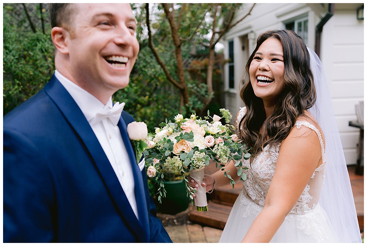 Brianna and Ryan's Half Moon Bay Elopement couple's portraits