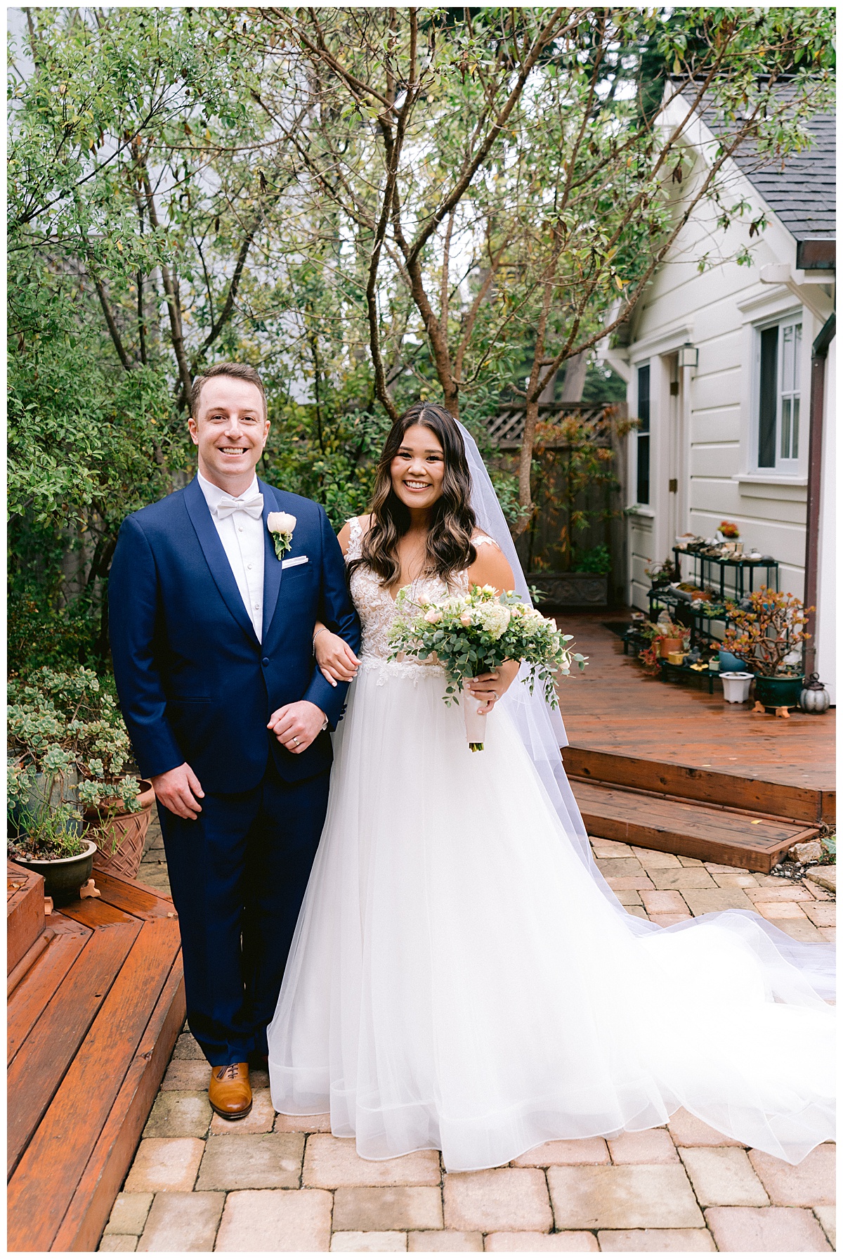 Brianna and Ryan's Half Moon Bay Elopement couple's portraits