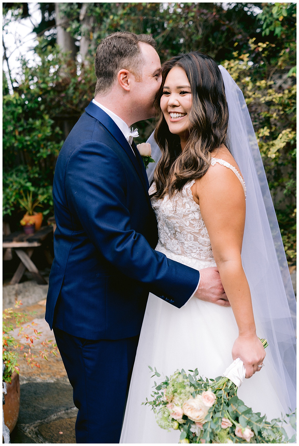 Brianna and Ryan's Half Moon Bay Elopement couple's portraits