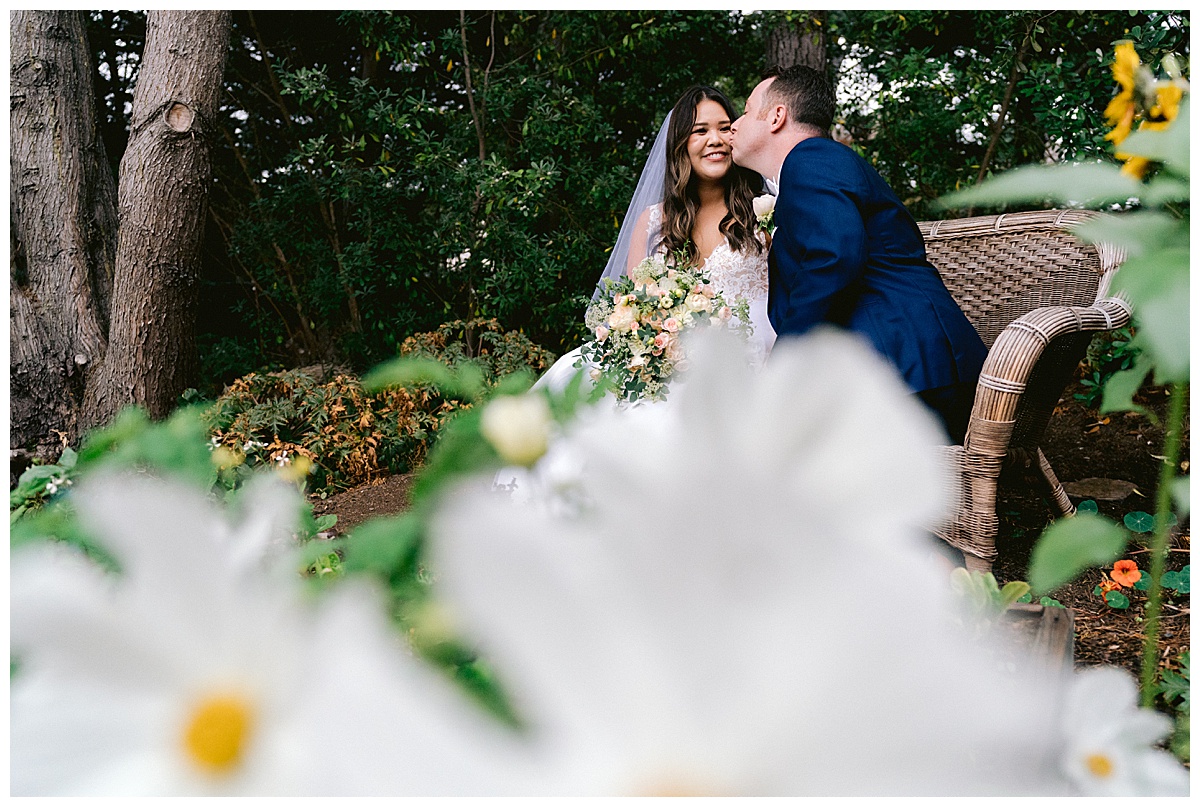 Brianna and Ryan's Half Moon Bay Elopement couple's portraits