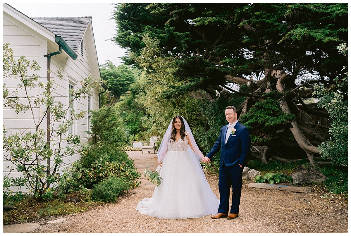 Brianna and Ryan's Half Moon Bay Elopement couple's portraits