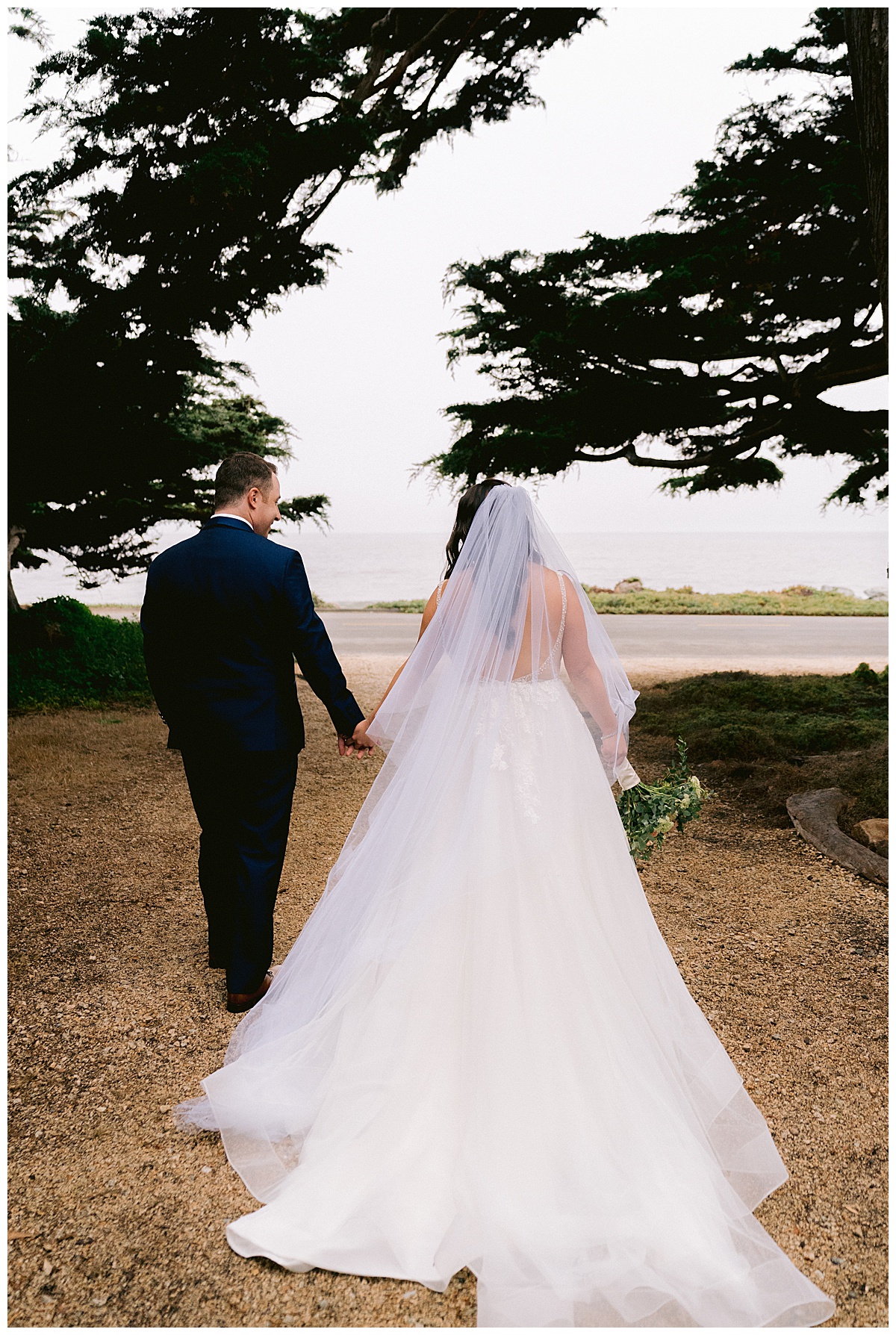 Brianna and Ryan's Half Moon Bay Elopement couple's portraits