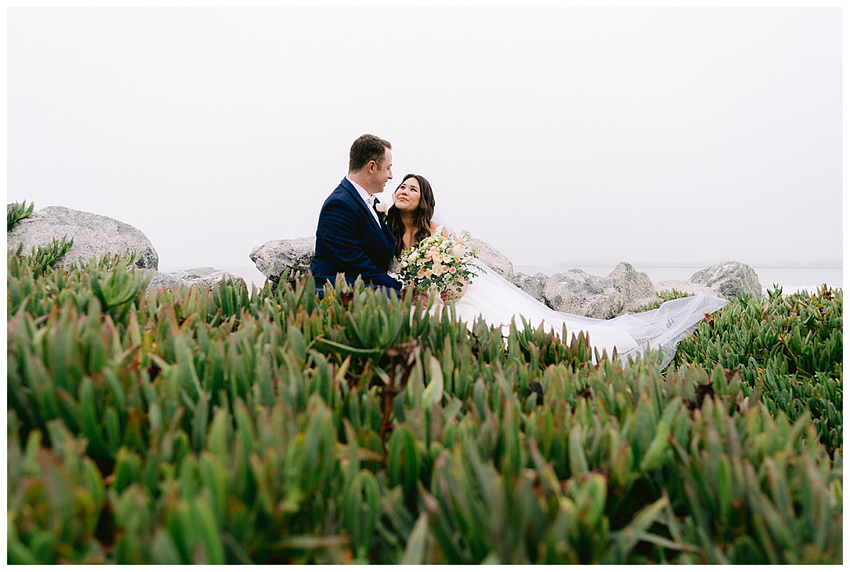 Brianna and Ryan's Half Moon Bay Elopement couple's portraits