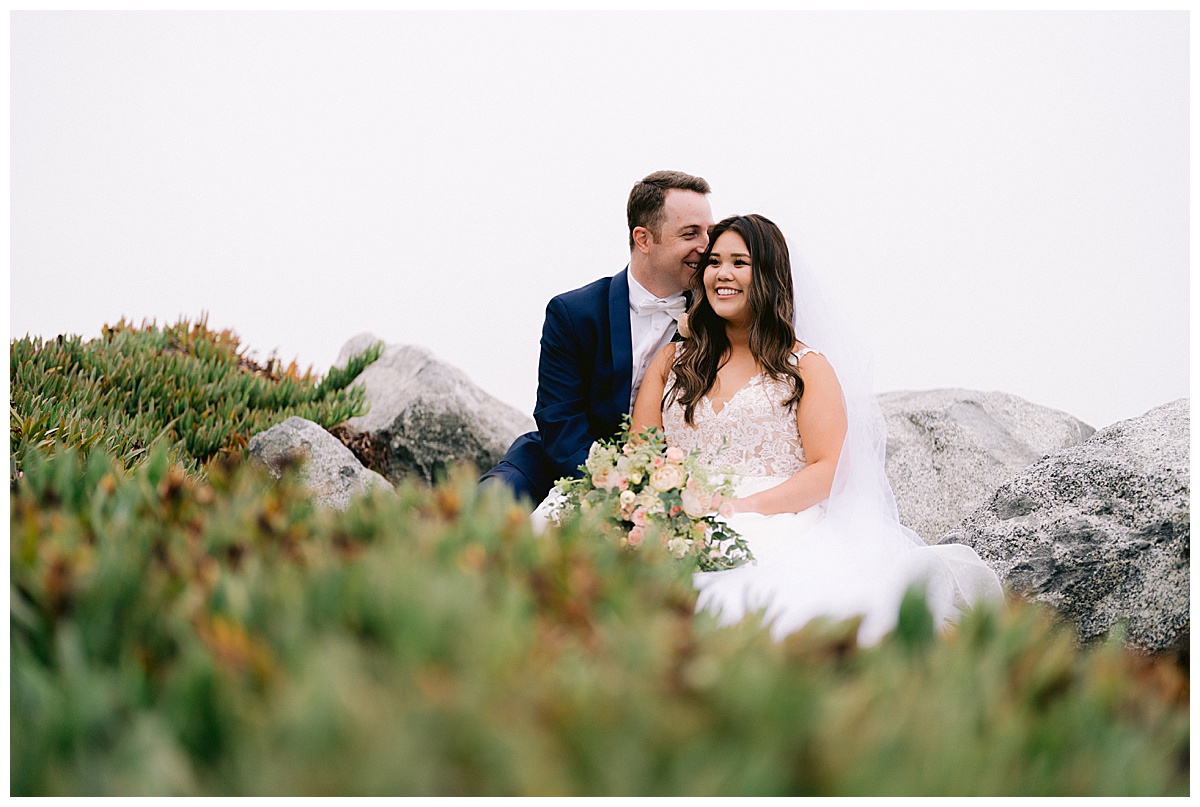 Brianna and Ryan's Half Moon Bay Elopement couple's portraits