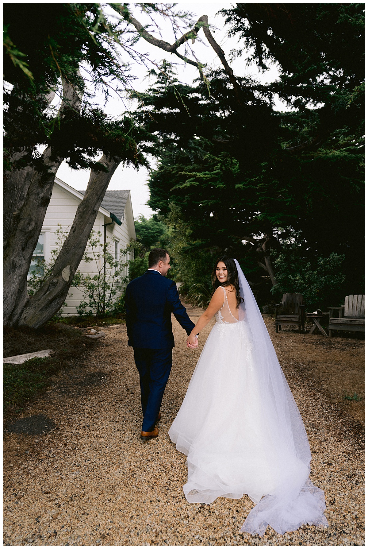 Brianna and Ryan's Half Moon Bay Elopement couple's portraits