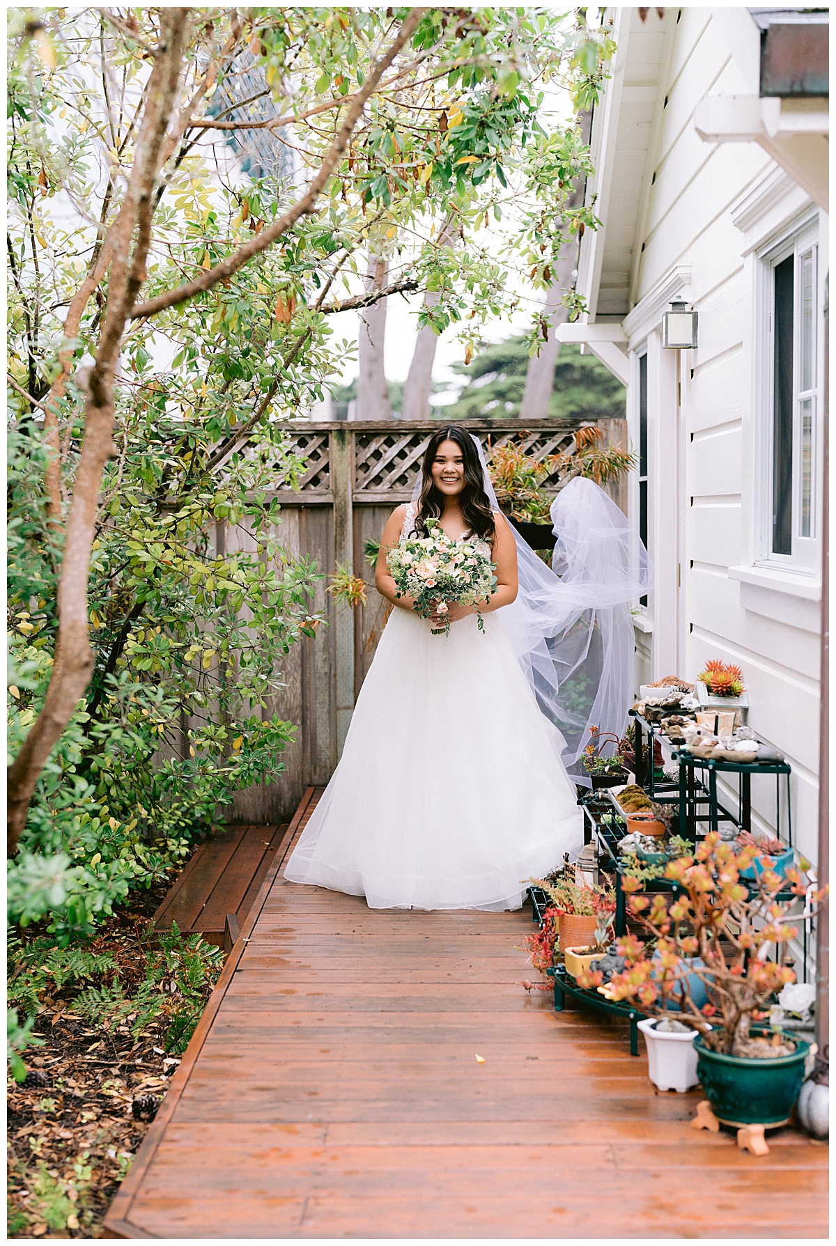 Brianna and Ryan's Half Moon Bay Elopement ceremony