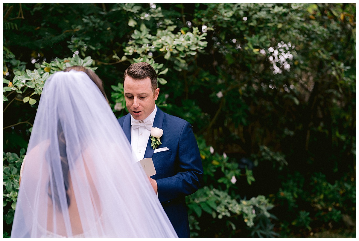 Brianna and Ryan's Half Moon Bay Elopement ceremony