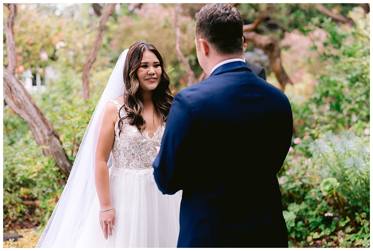 Brianna and Ryan's Half Moon Bay Elopement ceremony