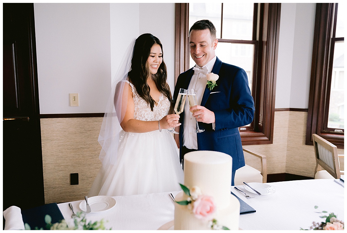 Brianna and Ryan's Half Moon Bay Elopement reception