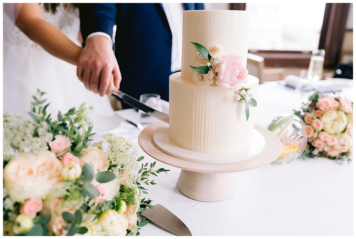 Brianna and Ryan's Half Moon Bay Elopement reception