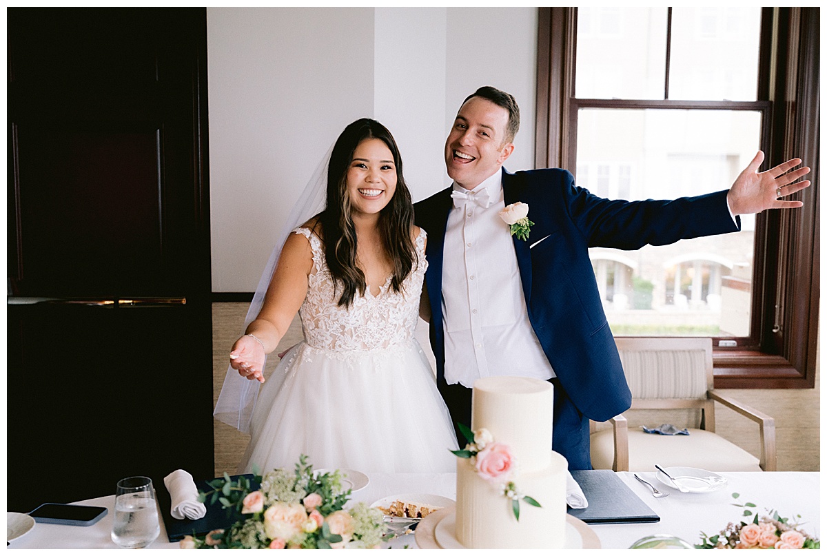 Brianna and Ryan's Half Moon Bay Elopement reception