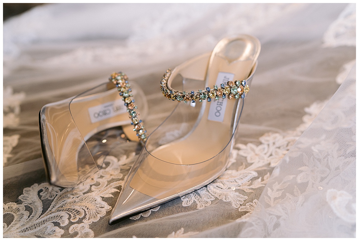 Keyla's wedding shoes for the Golden Gate Club Wedding 