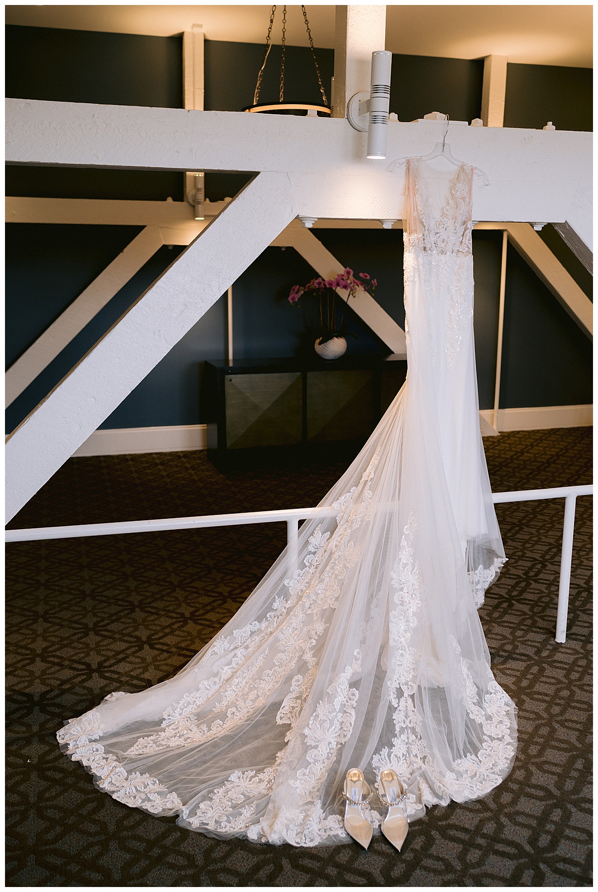 Keyla's wedding dress for the Golden Gate Club Wedding 