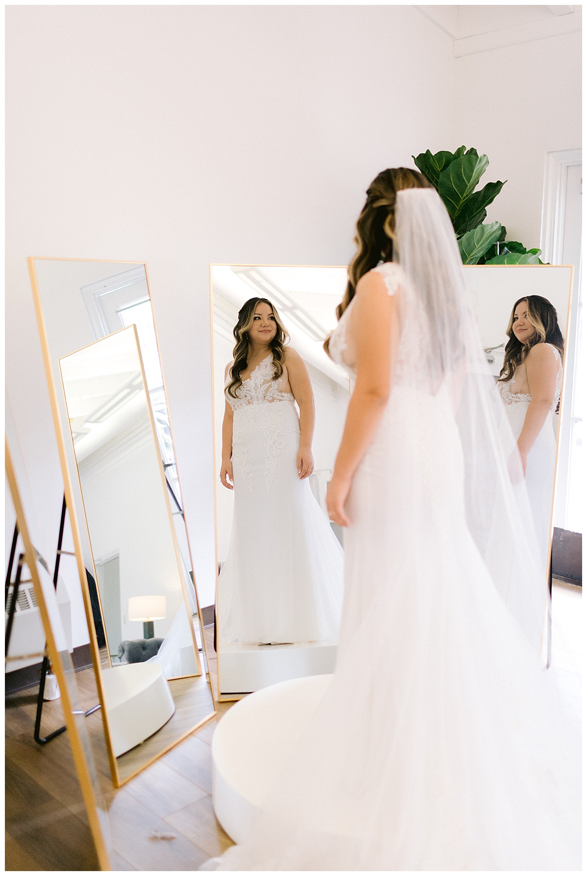 Keyla, ready for the Golden Gate Club Wedding 