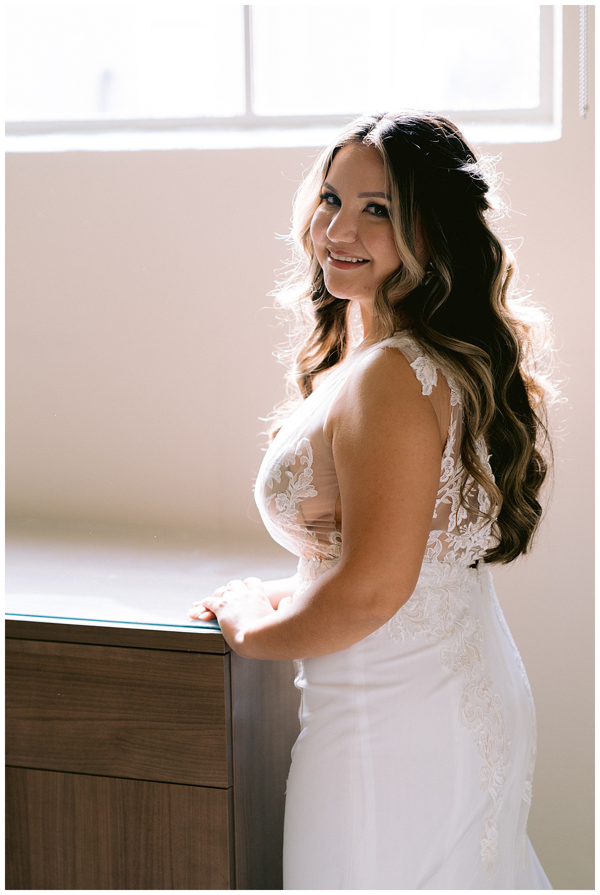 Portrait of Keyla before the Golden Gate Club Wedding 