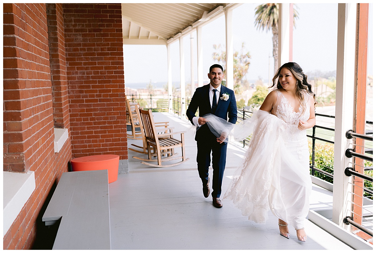 Keyla and Renato's couple's portraits before their Golden Gate Club Wedding 
