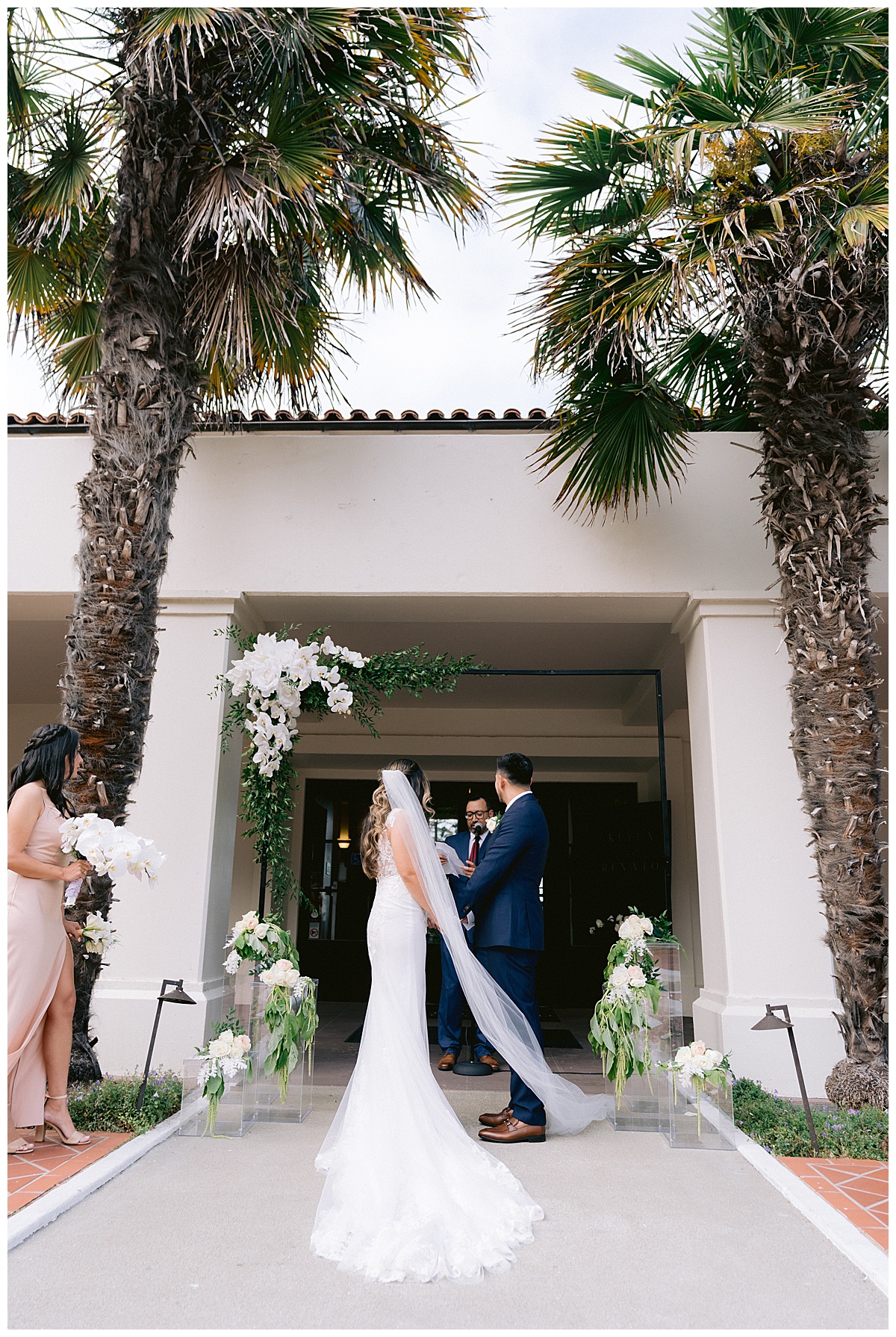 Keyla and Renato's Golden Gate Club wedding ceremony