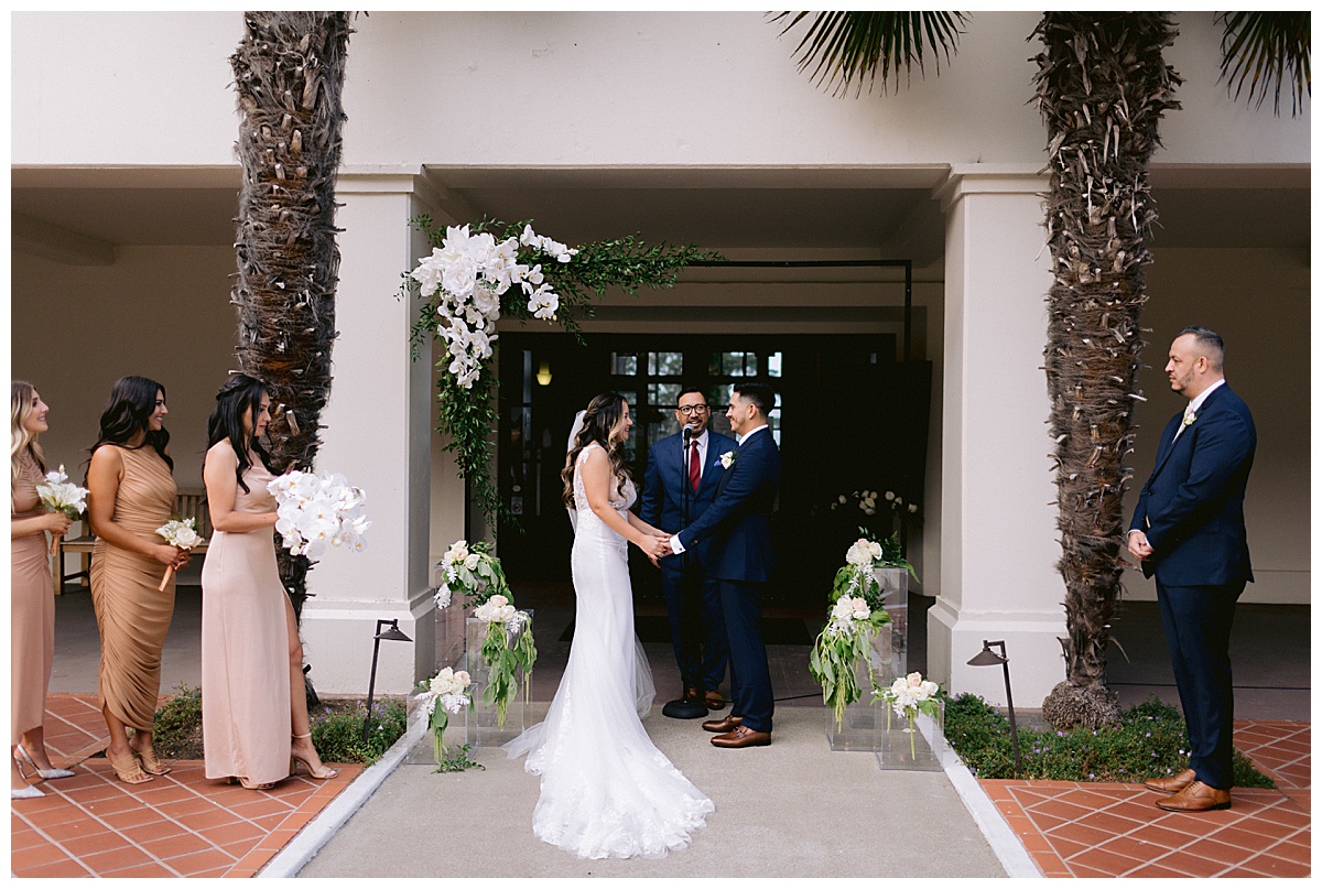 Keyla and Renato's Golden Gate Club wedding ceremony