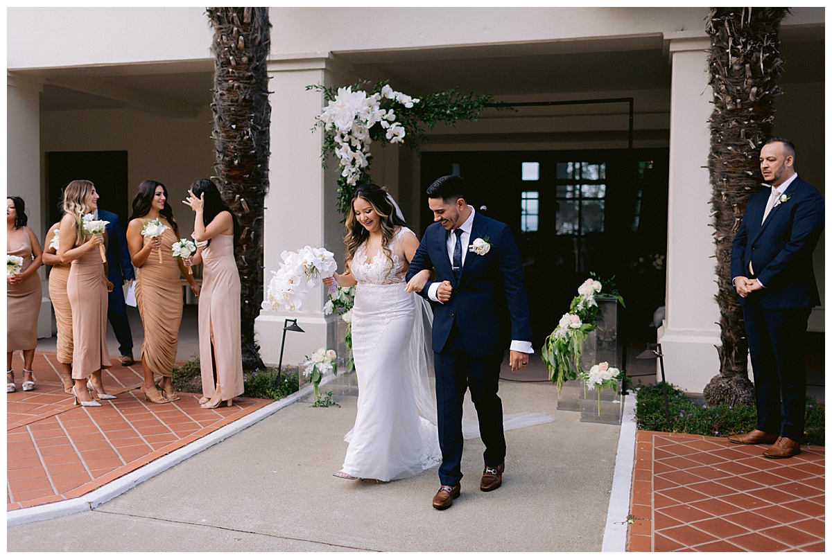 Keyla and Renato's recessional
