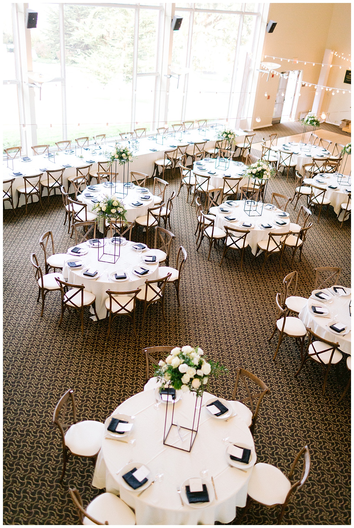 Golden Gate Club wedding decor