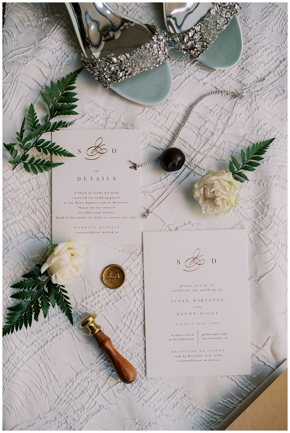 Susie's bridal accessories and custom wedding stationary