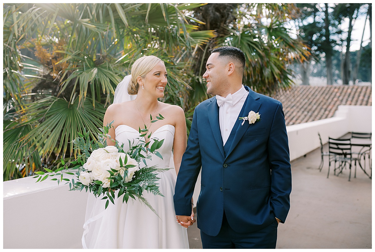 Susie and Devon's Golden Gate Club wedding couple's portraits