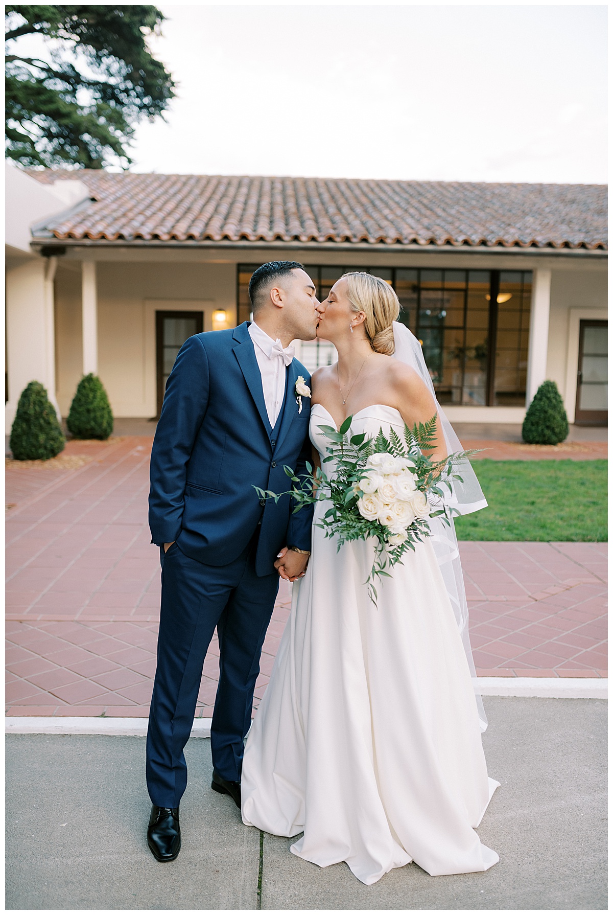 Susie and Devon's Golden Gate Club wedding couple's portraits