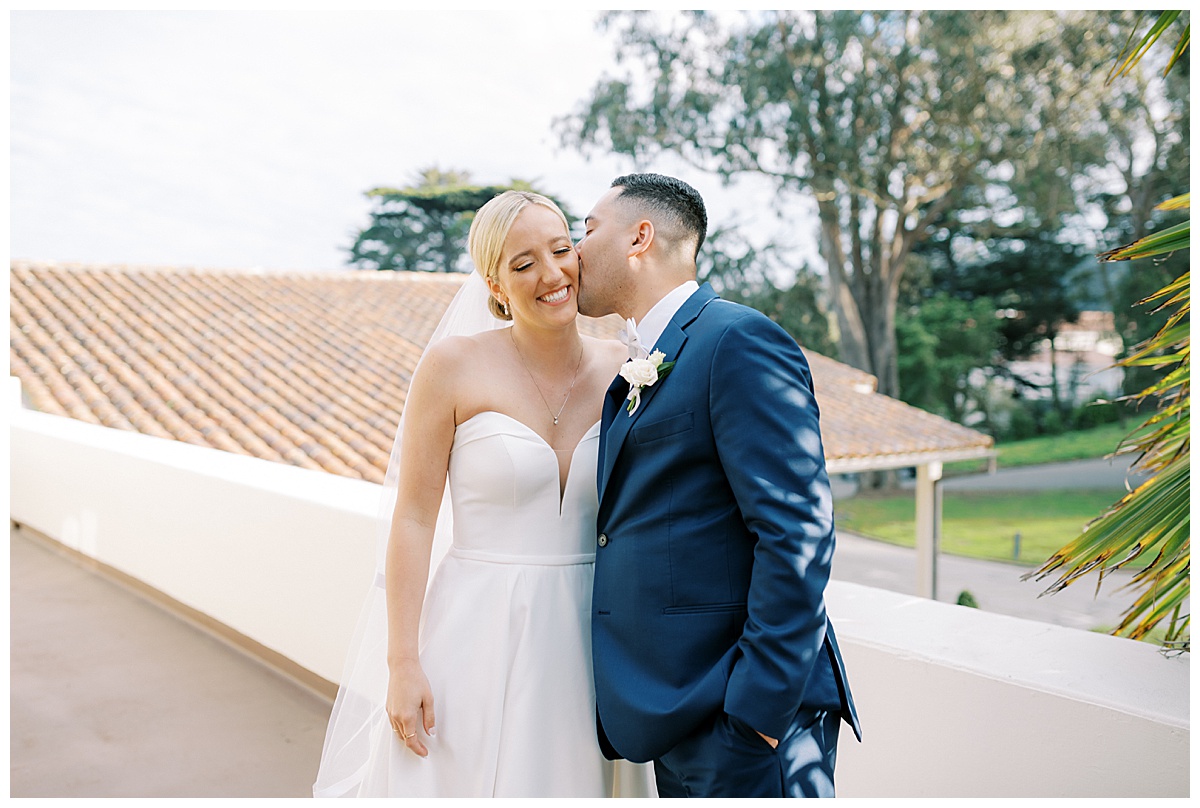 Susie and Devon's Golden Gate Club wedding couple's portraits