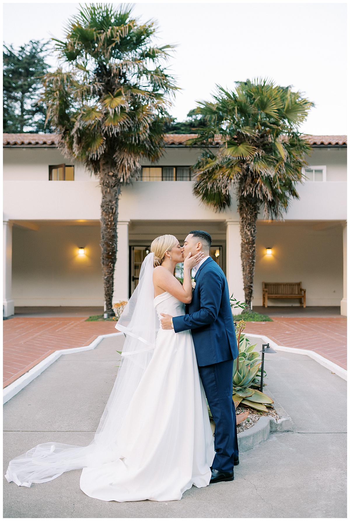 Susie and Devon's Golden Gate Club wedding couple's portraits