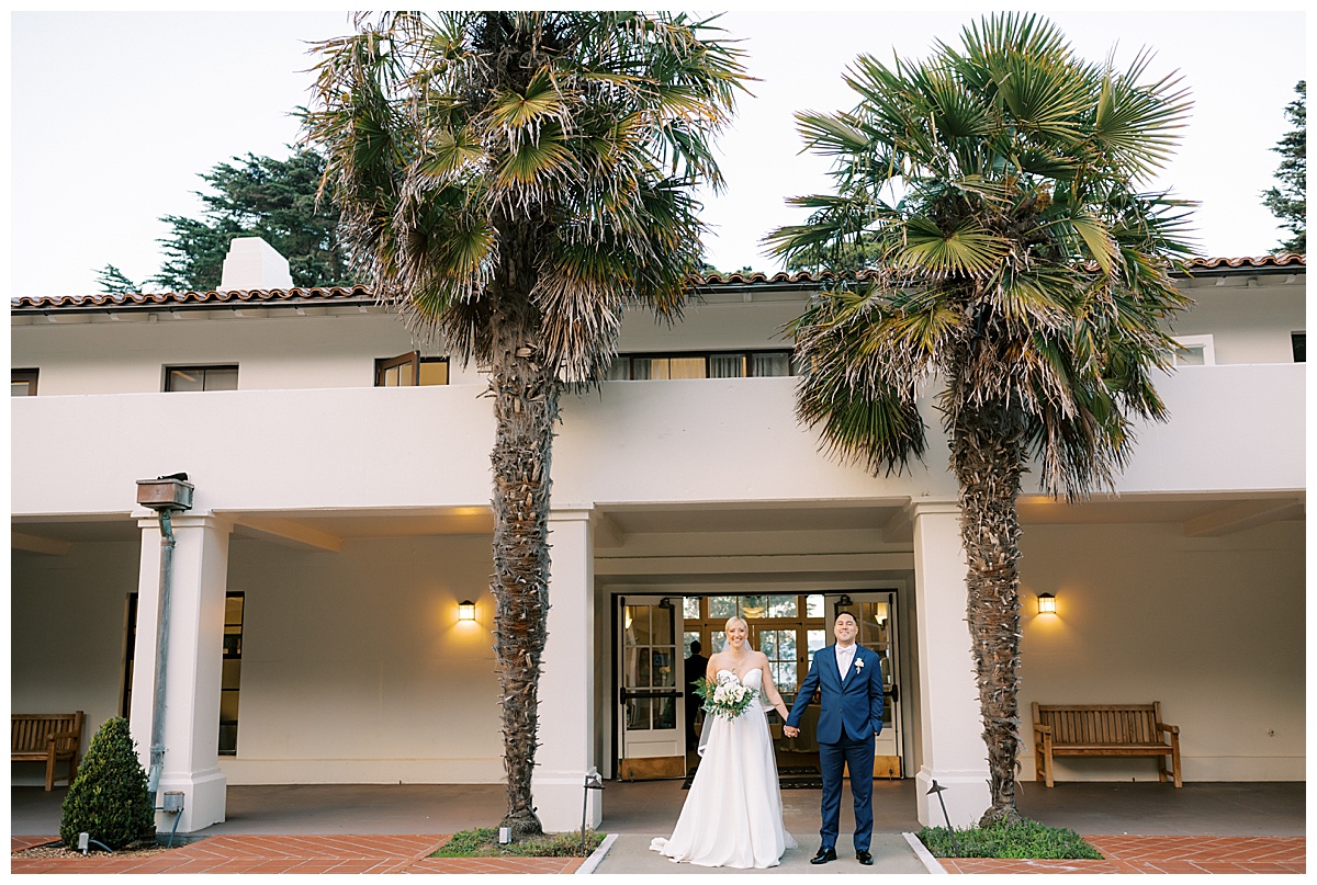 Susie and Devon's Golden Gate Club wedding couple's portraits