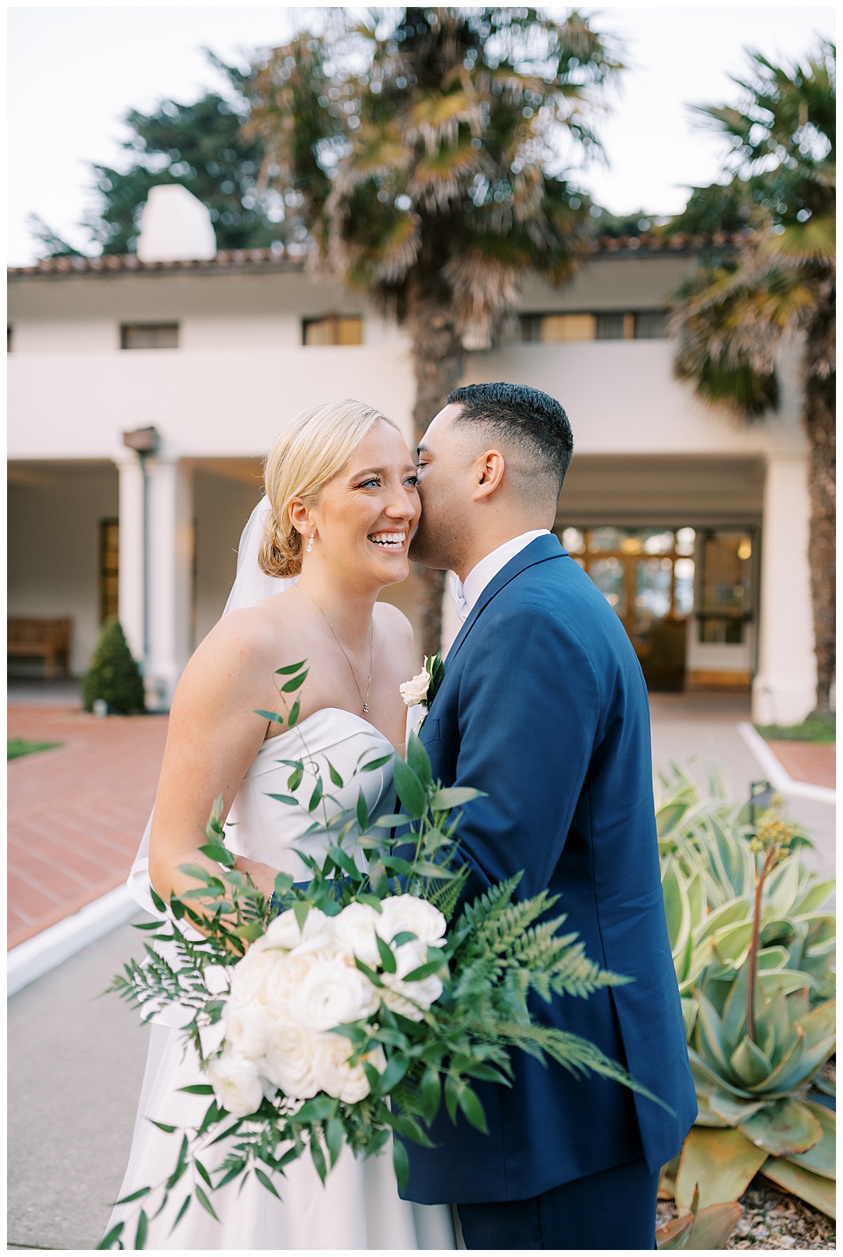 Susie and Devon's Golden Gate Club wedding couple's portraits