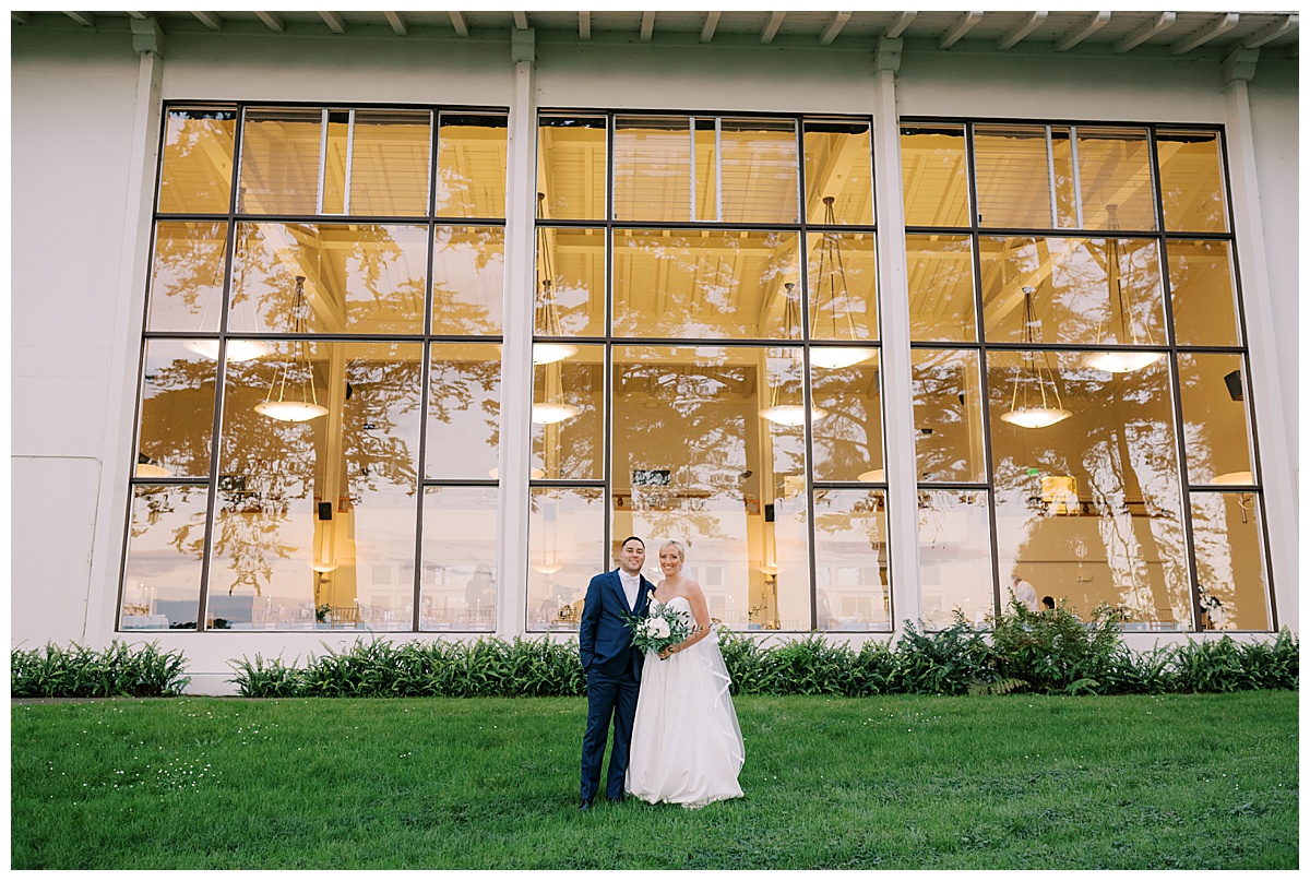 Susie and Devon's Golden Gate Club wedding couple's portraits
