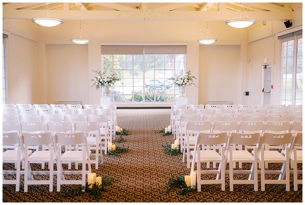 Susie and Devon's Golden Gate Club wedding ceremony