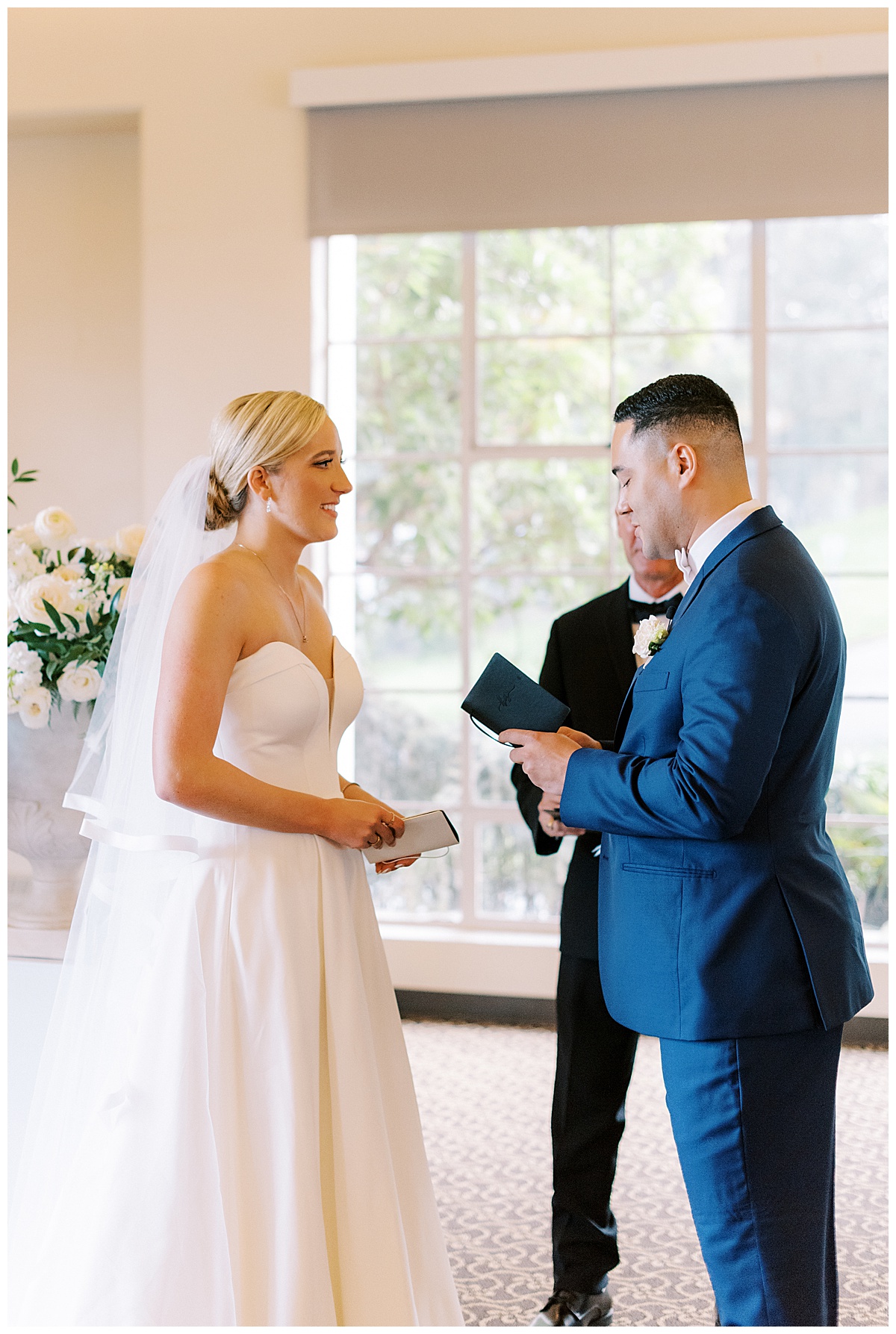 Susie and Devon's Golden Gate Club wedding ceremony