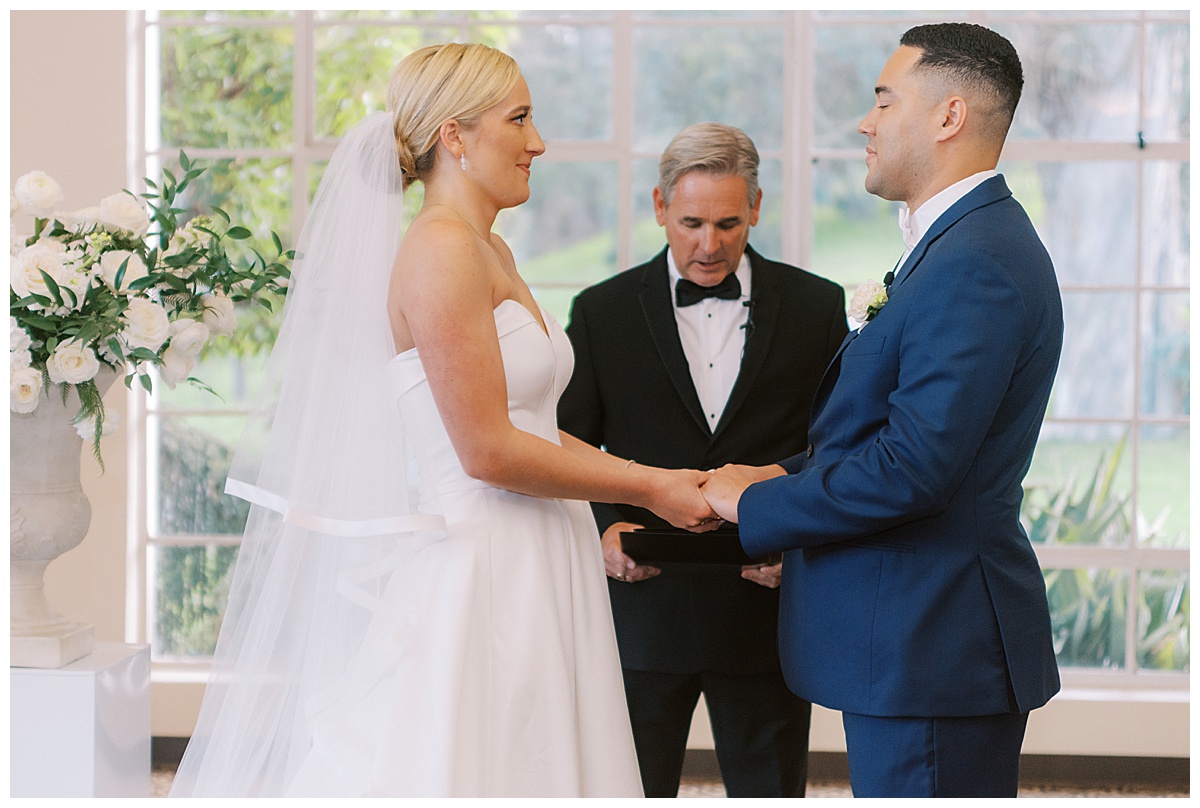 Susie and Devon's Golden Gate Club wedding ceremony
