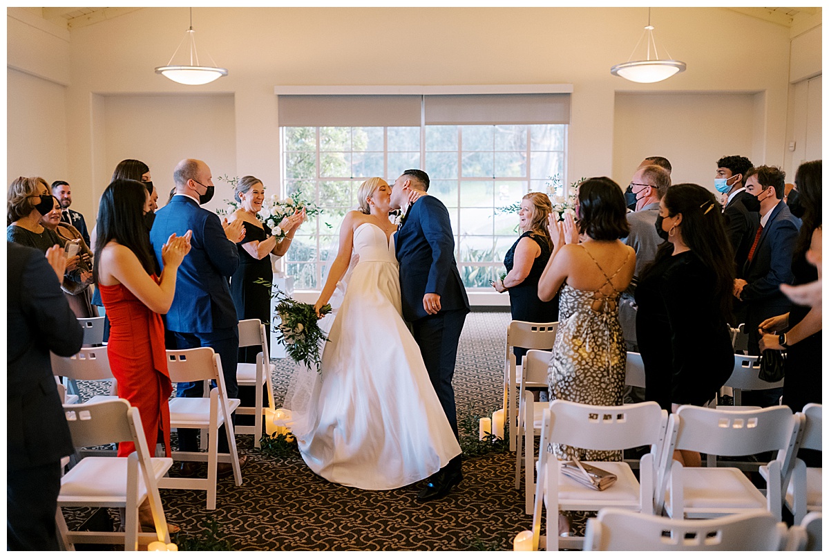 Susie and Devon's Golden Gate Club wedding ceremony