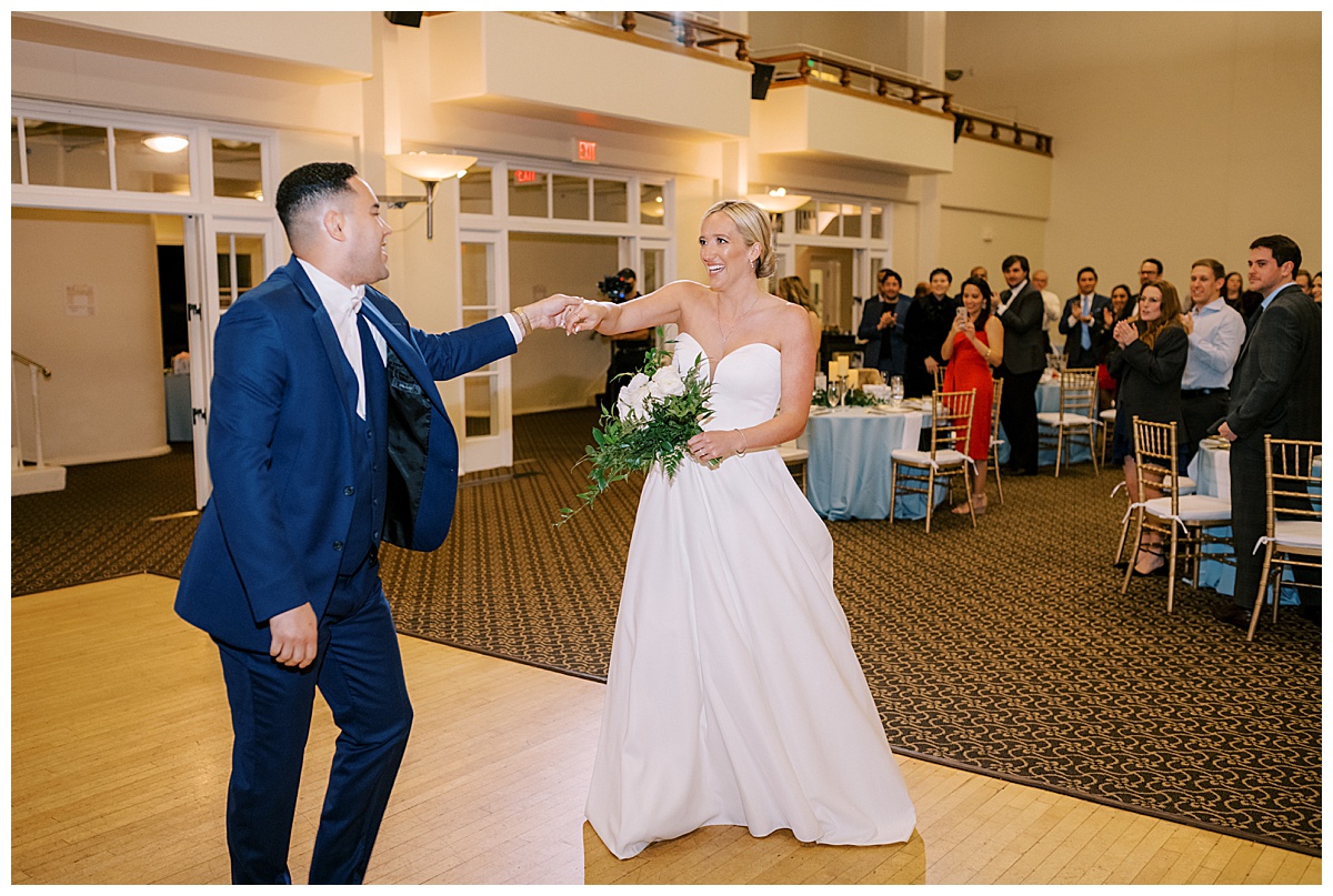 Susie and Devon's Golden Gate Club wedding reception