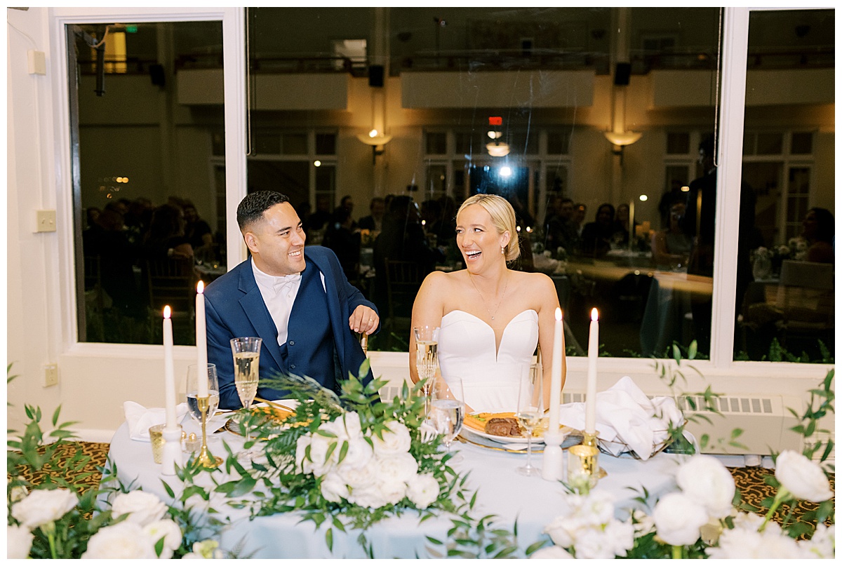 Susie and Devon's Golden Gate Club wedding reception
