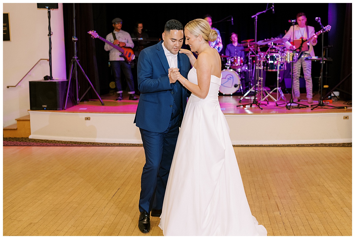 Susie and Devon's Golden Gate Club wedding reception
