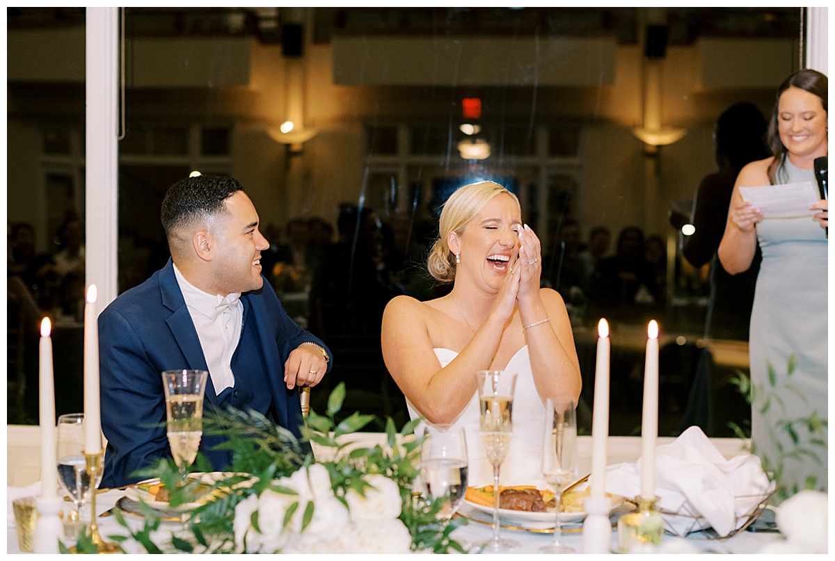 Susie and Devon's Golden Gate Club wedding reception