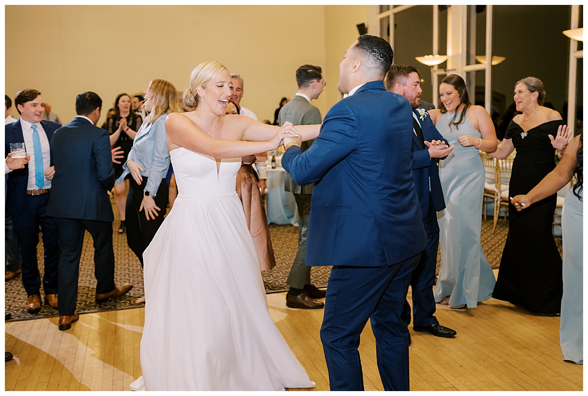Susie and Devon's Golden Gate Club wedding reception