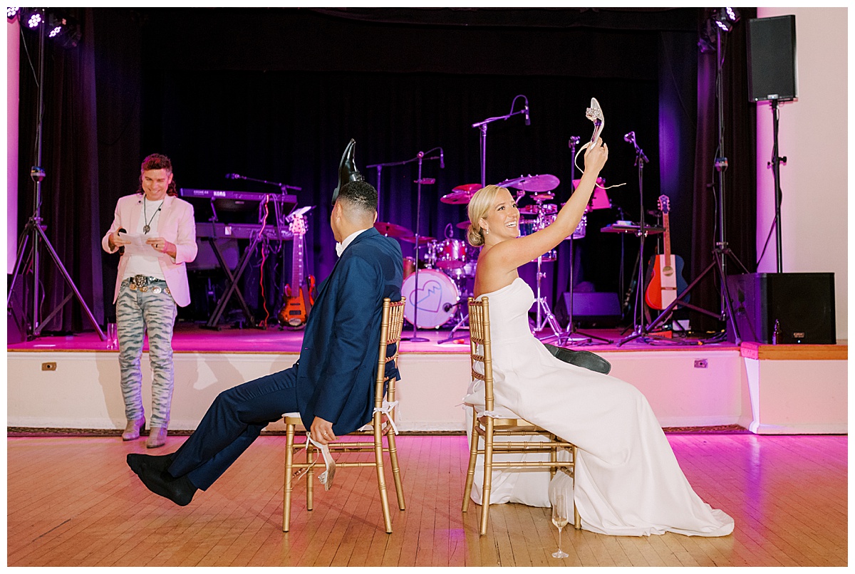 Susie and Devon's Golden Gate Club wedding reception